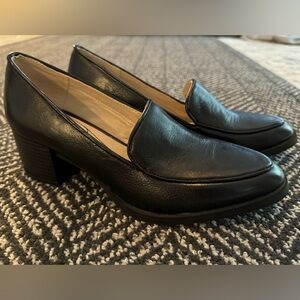 Lifestride Low heel black loafers. Worn once